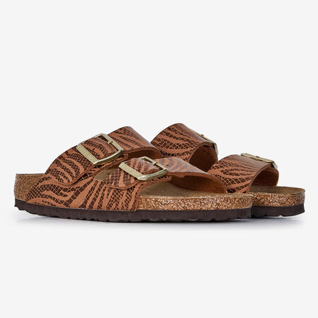 BIRKENSTOCK arizona ARIZONA ANIMAL PRINT MARRON FEMME