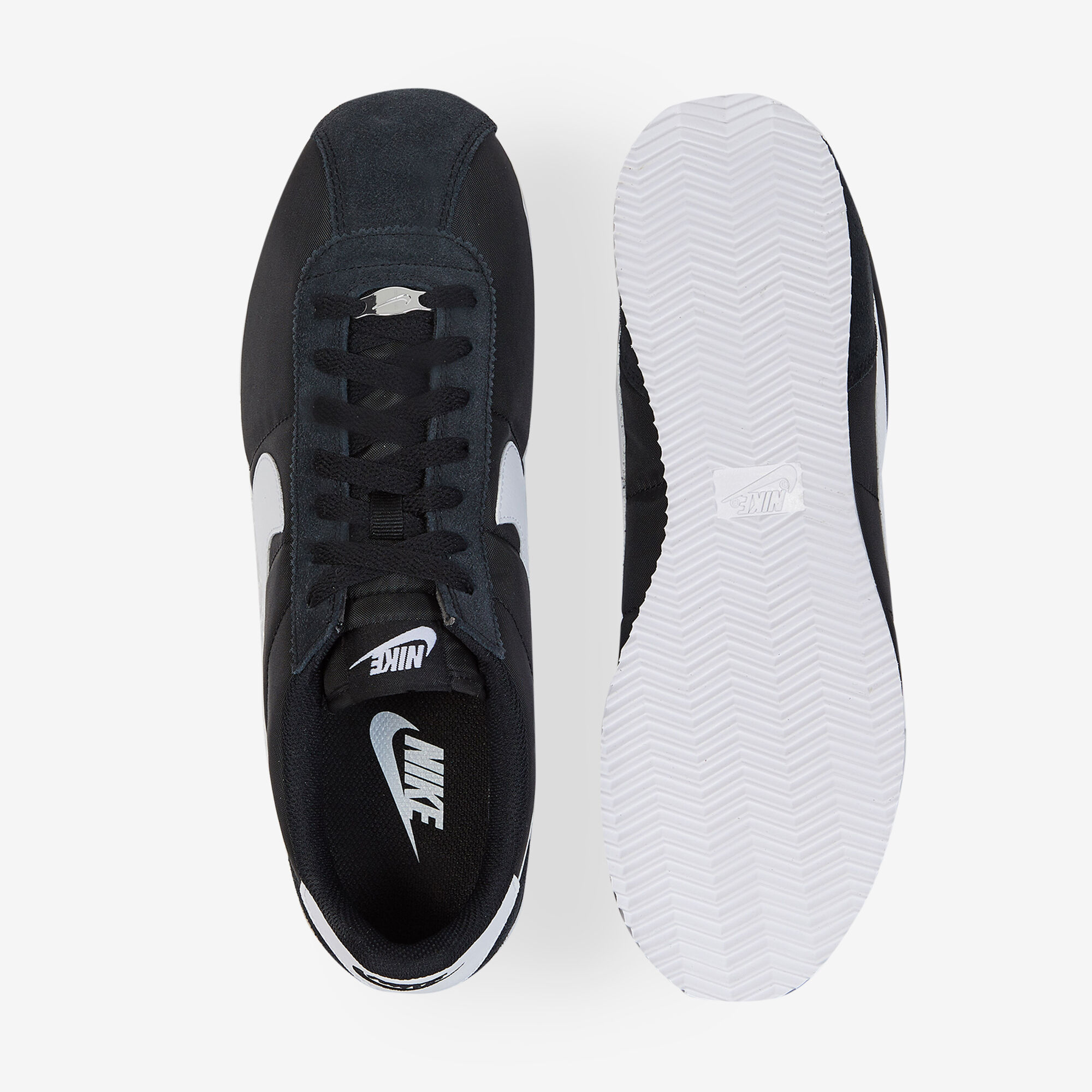 nike cortez black nylon