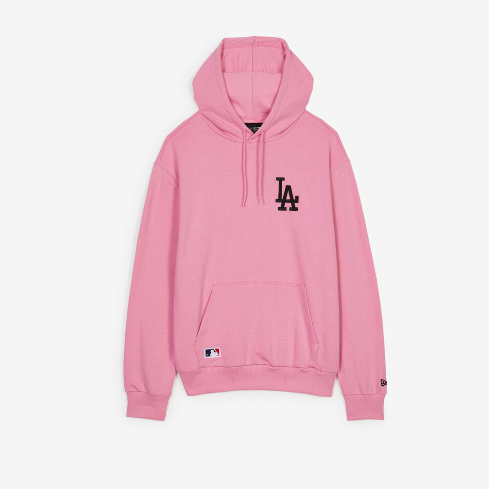NEW ERA HOODIE LA DODGERS PINK/BLACK SWEATSHIRTS MEN