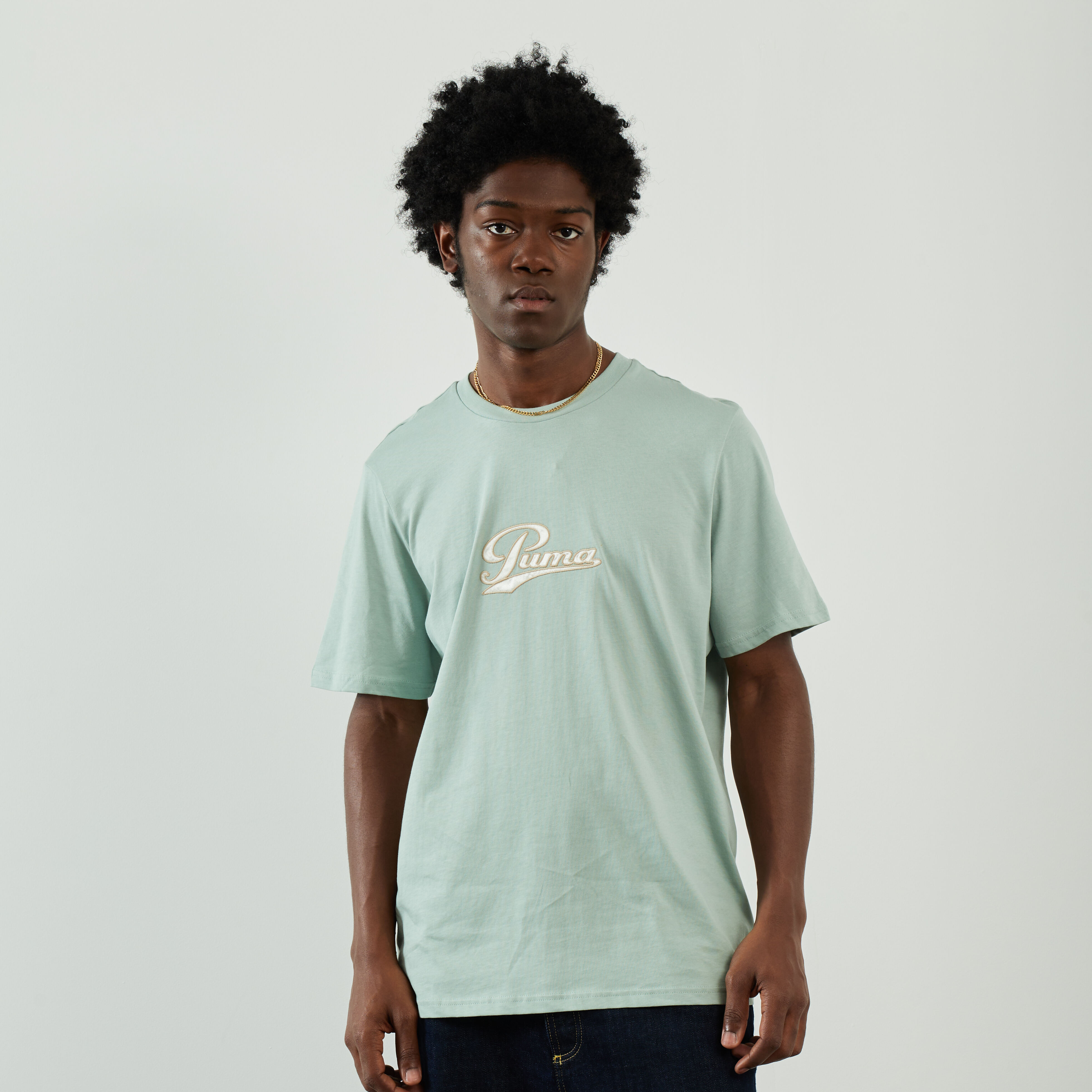 T shirt puma vert on sale