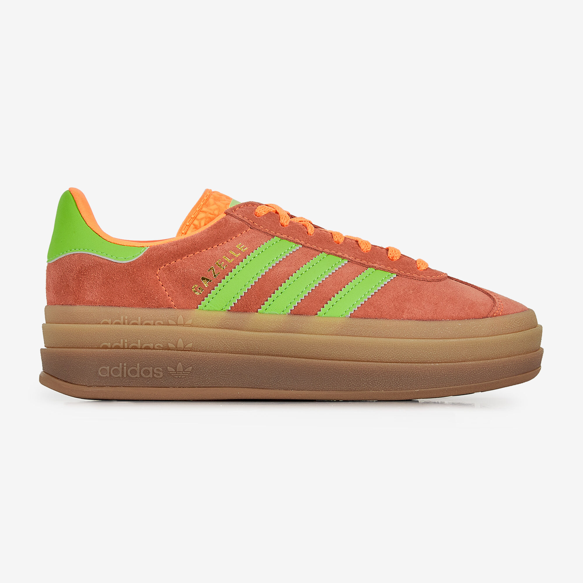 ADIDAS ORIGINALS GAZELLE BOLD SNEAKERS FEMME ROUGE ROSE LACETS Courir