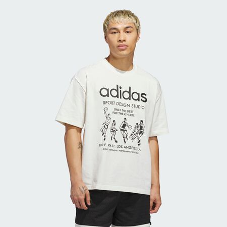 ADIDAS ORIGINALS Only The Best For The Athlete Tee Off White UNISEX