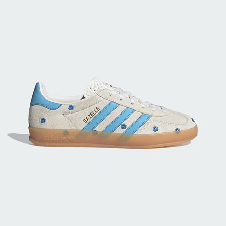 ADIDAS ORIGINALS gazelle Chaussure Gazelle Indoor Cloud White / Light Blue / Gum FEMME