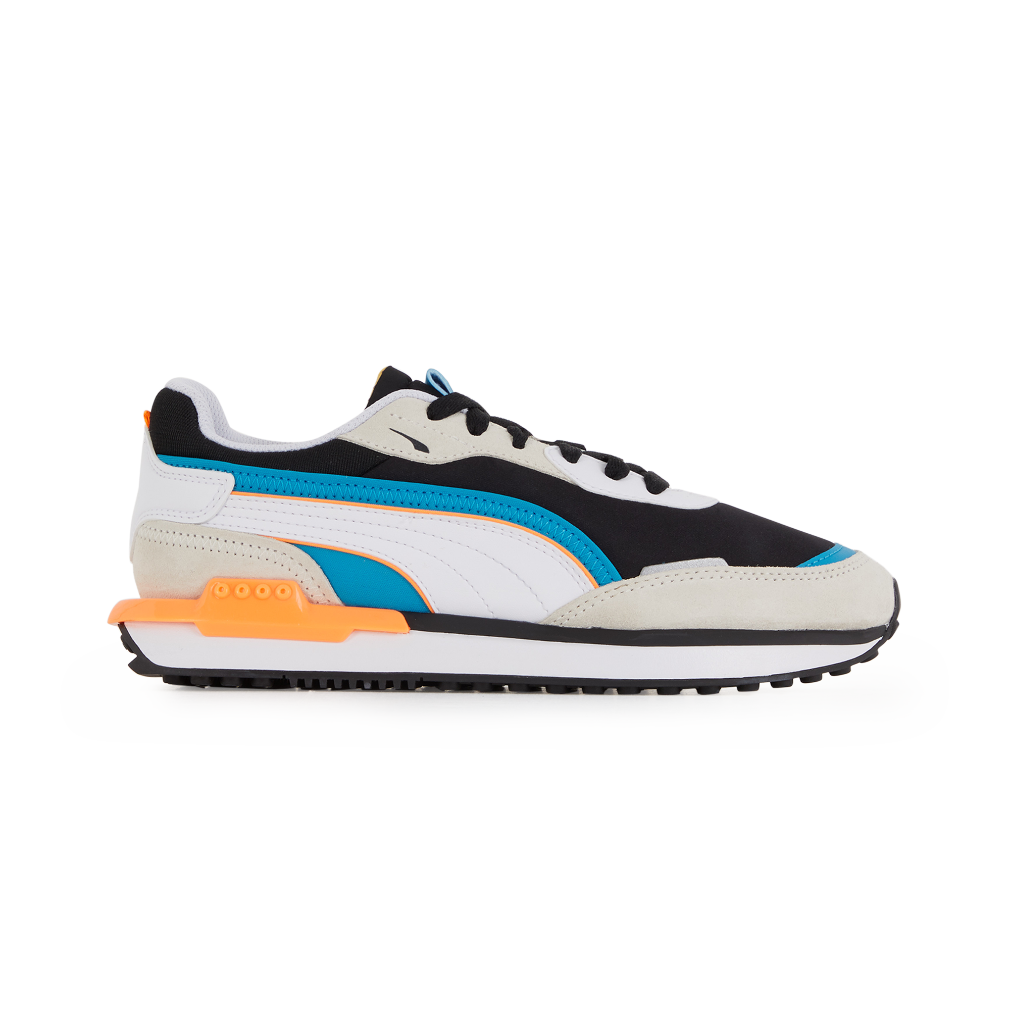 puma bleu et orange