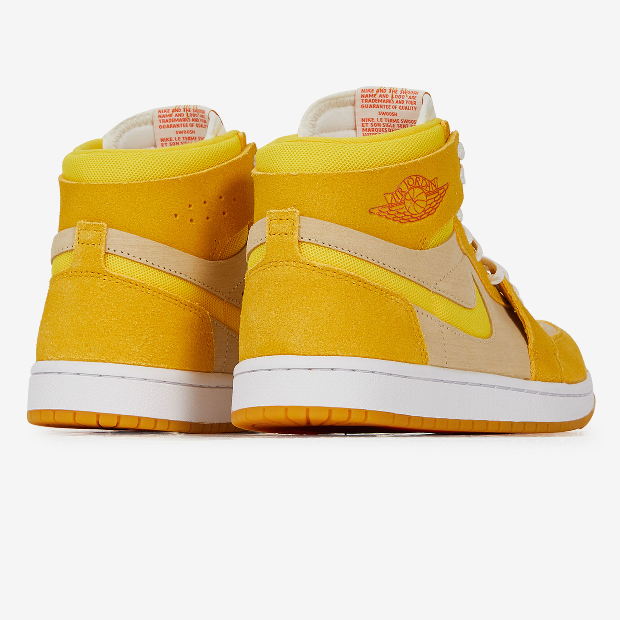 JORDAN AIR JORDAN 1 ZOOM AIR CMFT JAUNE SNEAKERS FEMME LACETS Courir