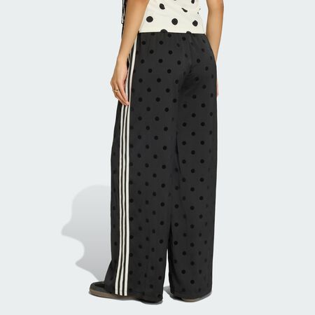 ADIDAS ORIGINALS SATIN POLKA DOTS WIDE LEG PANT Black WOMEN