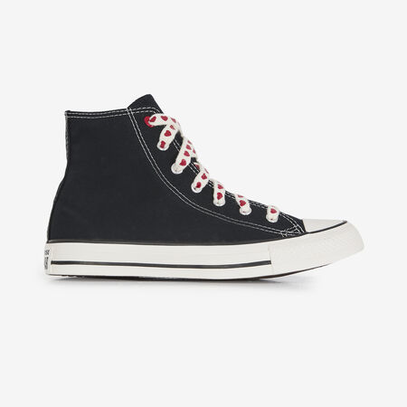 CHUCK TAYLOR ALL STAR HI VALENTINES : NOIR/ROUGE