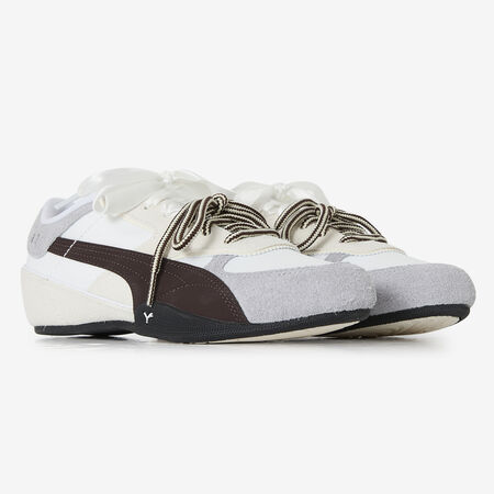 PUMA BELLA MINA BLANC/MARRON FEMME