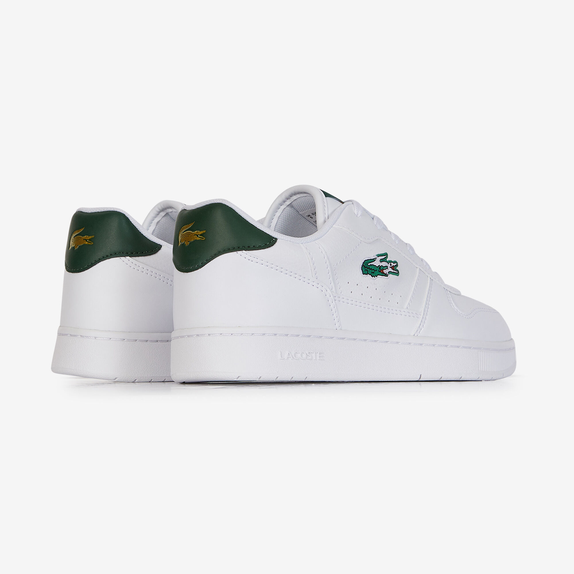 T-clip Set Double Croc  Blanc/vert