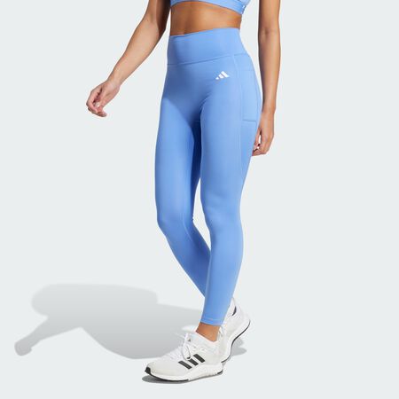 Legging Optime Essentials No Front Rise Seam 7/8 : Blue Fusion