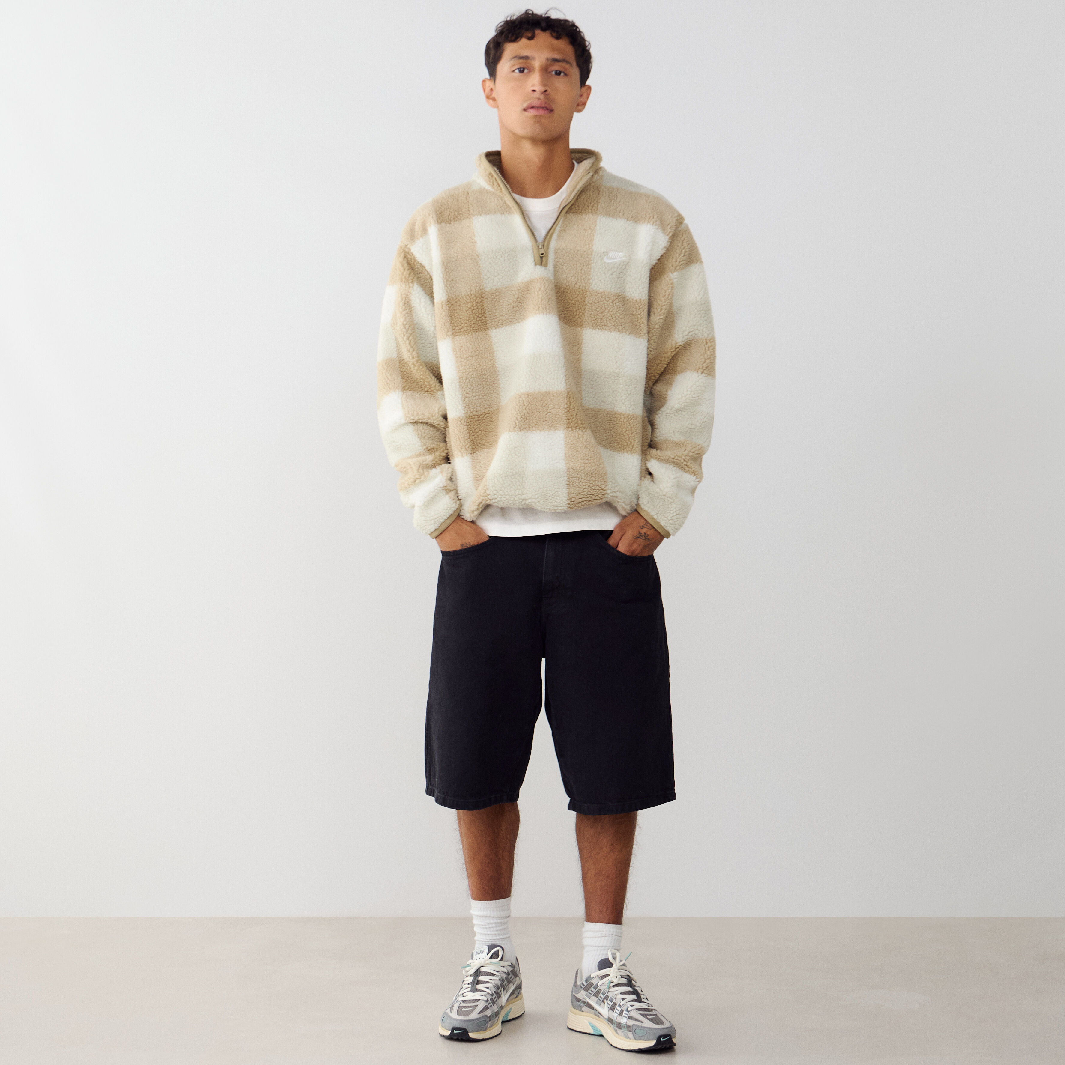 Haut pour 'hiver à demi zip Nike Club pour homme - vue 3