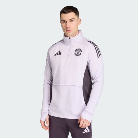 ADIDAS PERFORMANCE Haut hiver compétition Manchester United Tiro 25 Purple Tint / Aurora Black HOMME