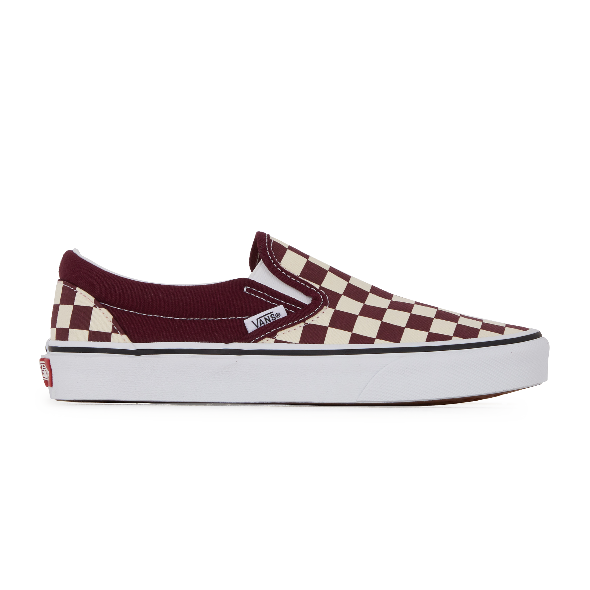 vans slip on bordo