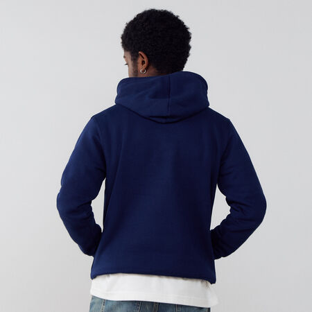 ADIDAS ORIGINALS HOODIE ESSENTIAL TREFOIL MARINE/BLANC HOMME