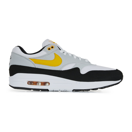NIKE AIR MAX 1 SNEAKERS HOMME BLANC JAUNE LACETS Courir