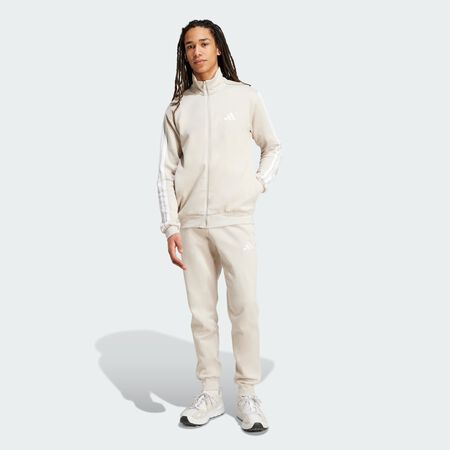 Sportswear Basic 3-Stripes Fleece Track Suit : Beige