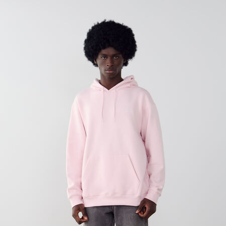 NEW BALANCE HOODIE SMALL LOGO PINK/WHITE MEN