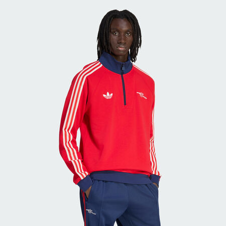 ADIDAS PERFORMANCE Arsenal FC OG Half Zip Top Better Scarlet MEN