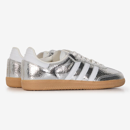 ADIDAS ORIGINALS SAMBA OG SNEAKERS FEMME - ARGENT - LACETS | Courir.com