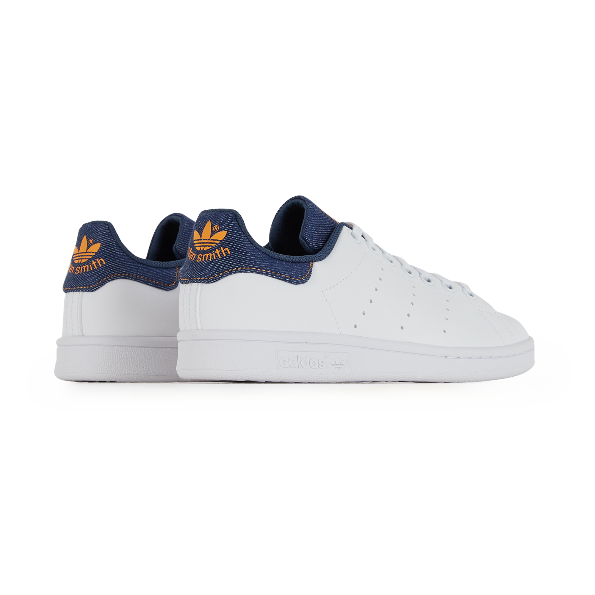 stan smith blue jeans