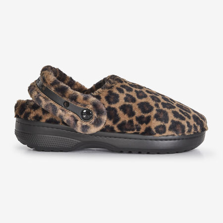 CROCS UNFURGETTABLE CLOG LEOPARD BEIGE/MARRON FEMME