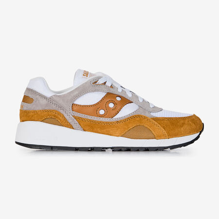 SAUCONY SHADOW 6000 BLANC/ORANGE HOMME