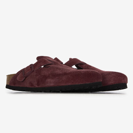 BIRKENSTOCK boston BOSTON SUEDE VARSITY BORDEAUX FEMME