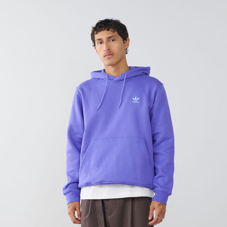 HOODIE ESSENTIAL TREFOIL : BLUE