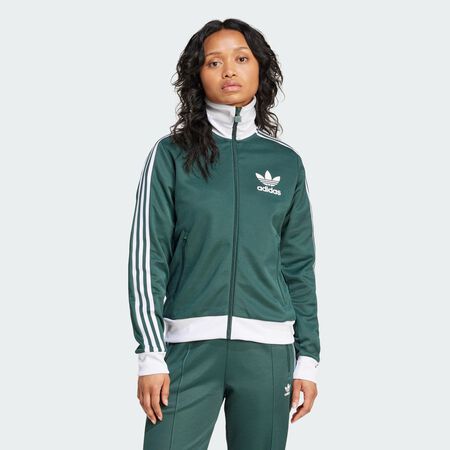 ADIDAS ORIGINALS Beckenbauer Track Top Mineral Green WOMEN
