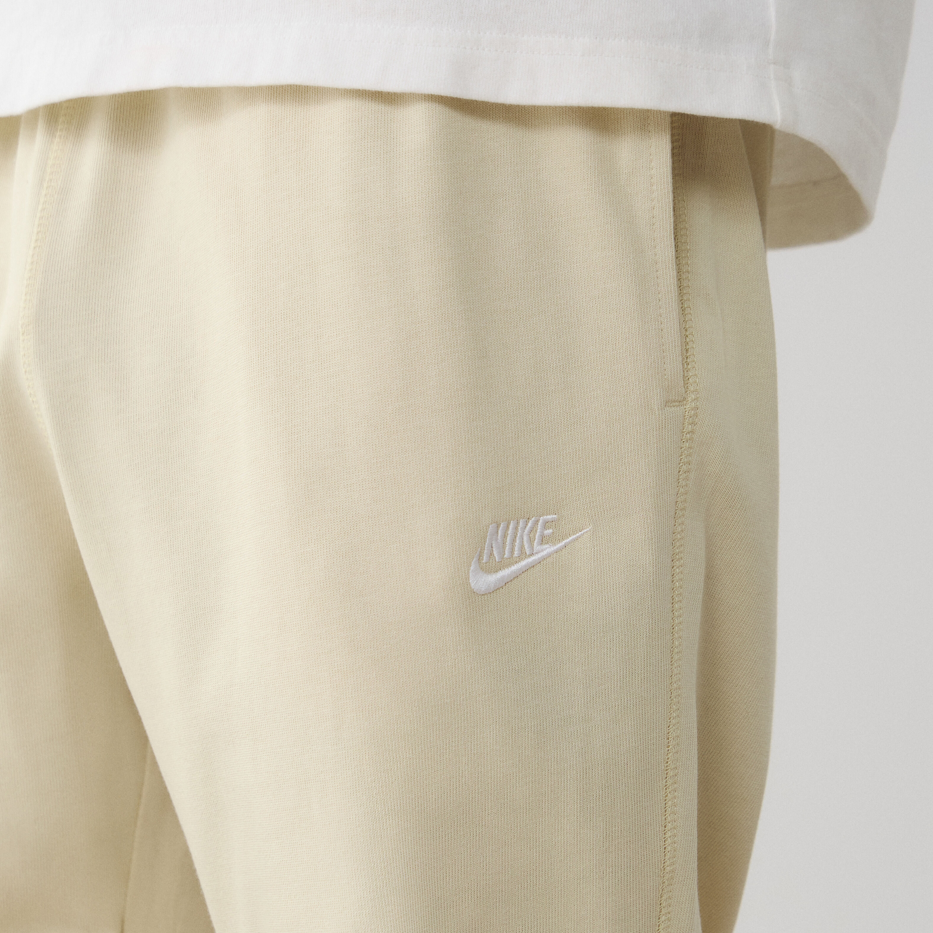 Pant Jogger Club Knit  Beige/blanc
