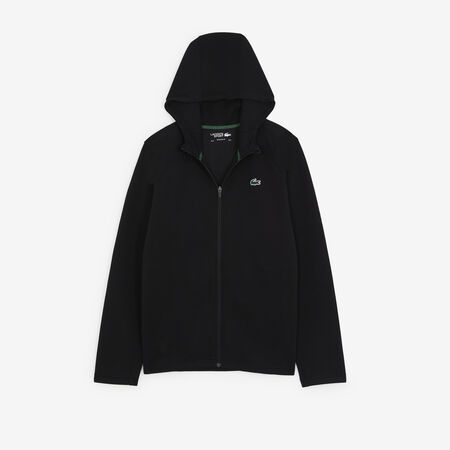 LACOSTE JACKET TRACKSUIT FZ FLEECE NOIR HOMME