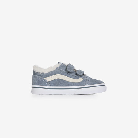 VANS old skool OLD SKOOL V SHERPA BLUE/BEIGE BABIES