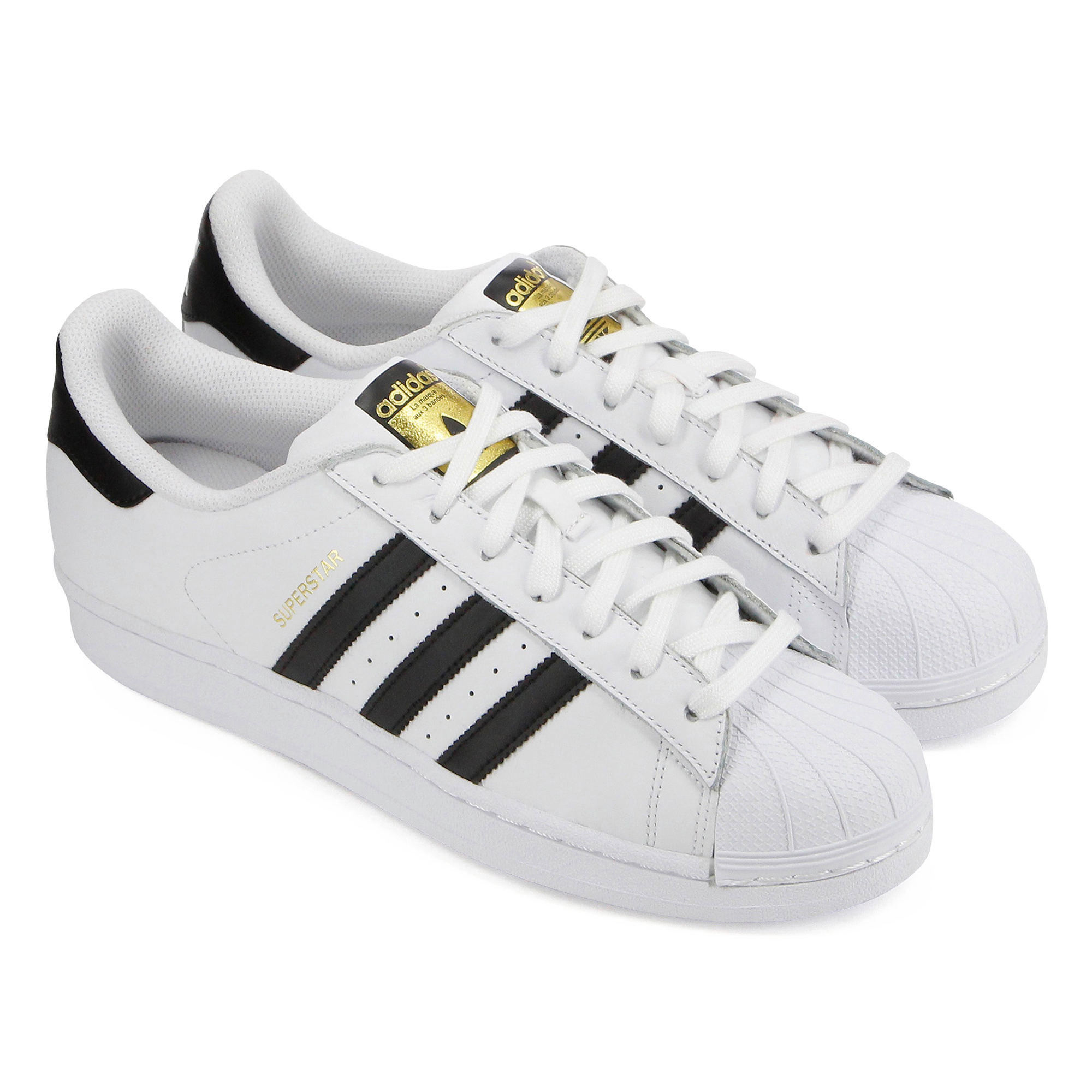 Adidas originals - Superstar Blanc Blanc | Courir