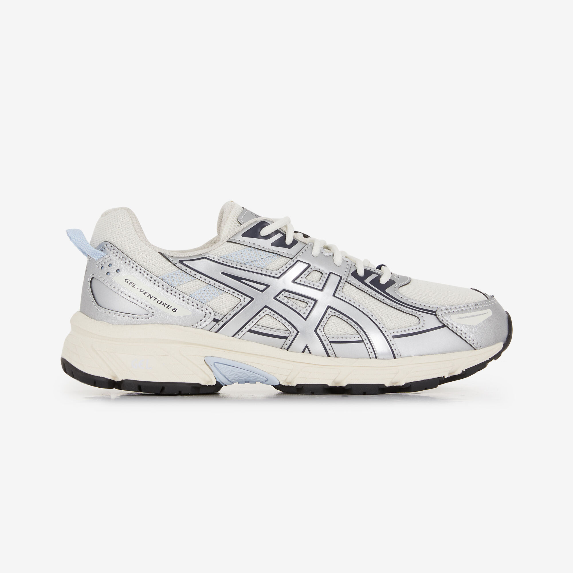 ASICS GEL VENTURE 6 SILVER BEIGE SNEAKERS CHILDREN Courir
