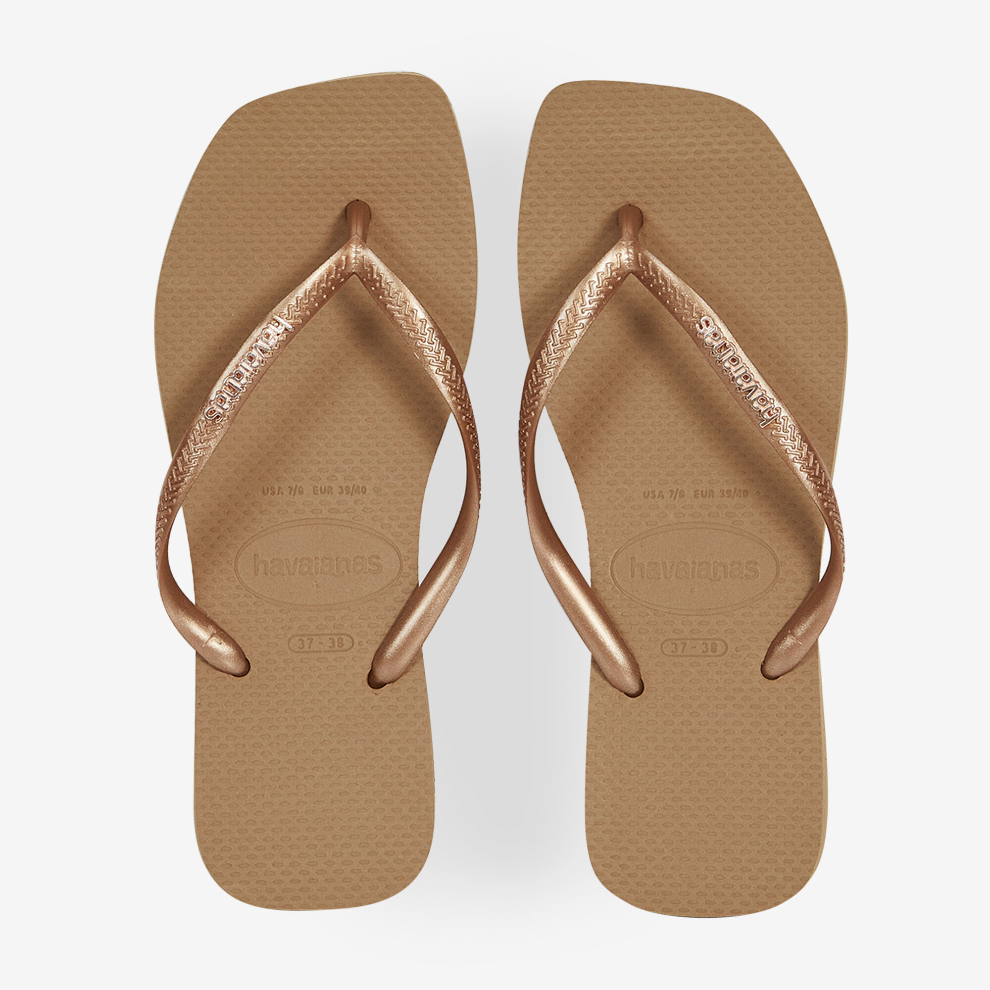 havaianas metallic logo