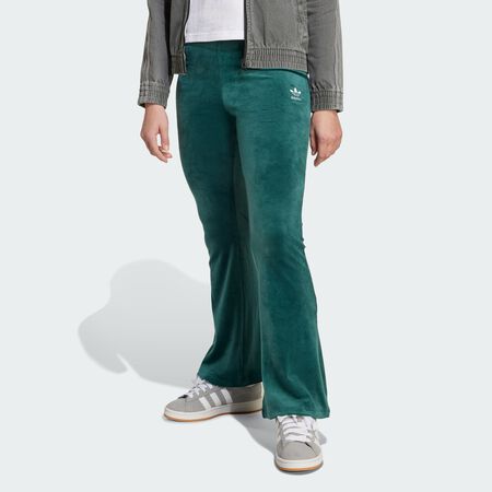 ADIDAS ORIGINALS Pantalon en velours Aurora Ivy / White JUNIOR