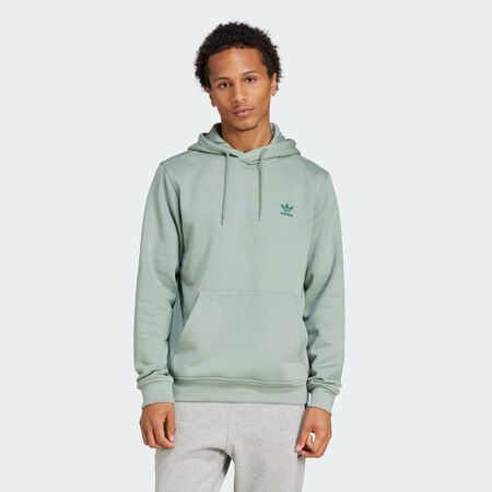 ADIDAS ORIGINALS HOODIE ESSENTIAL TREFOIL GREEN MEN