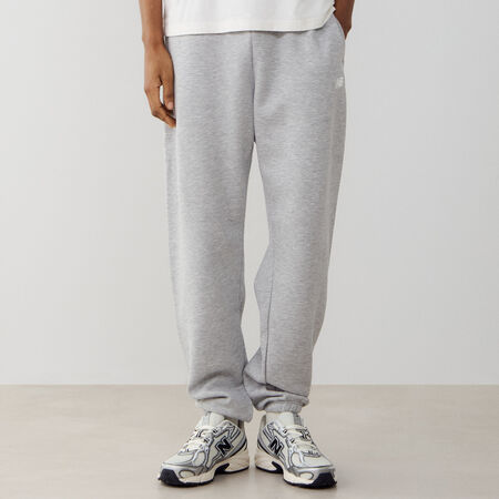 NEW BALANCE PANT JOGGER SMALL LOGO GREY/WHITE MEN