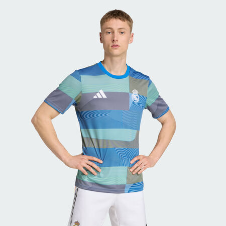 ADIDAS PERFORMANCE Real Madrid 25/26 Pre-Match Jersey Blue Bird MEN