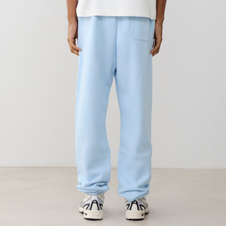 NEW BALANCE PANT JOGGER SMALL LOGO BLEU CIEL MEN