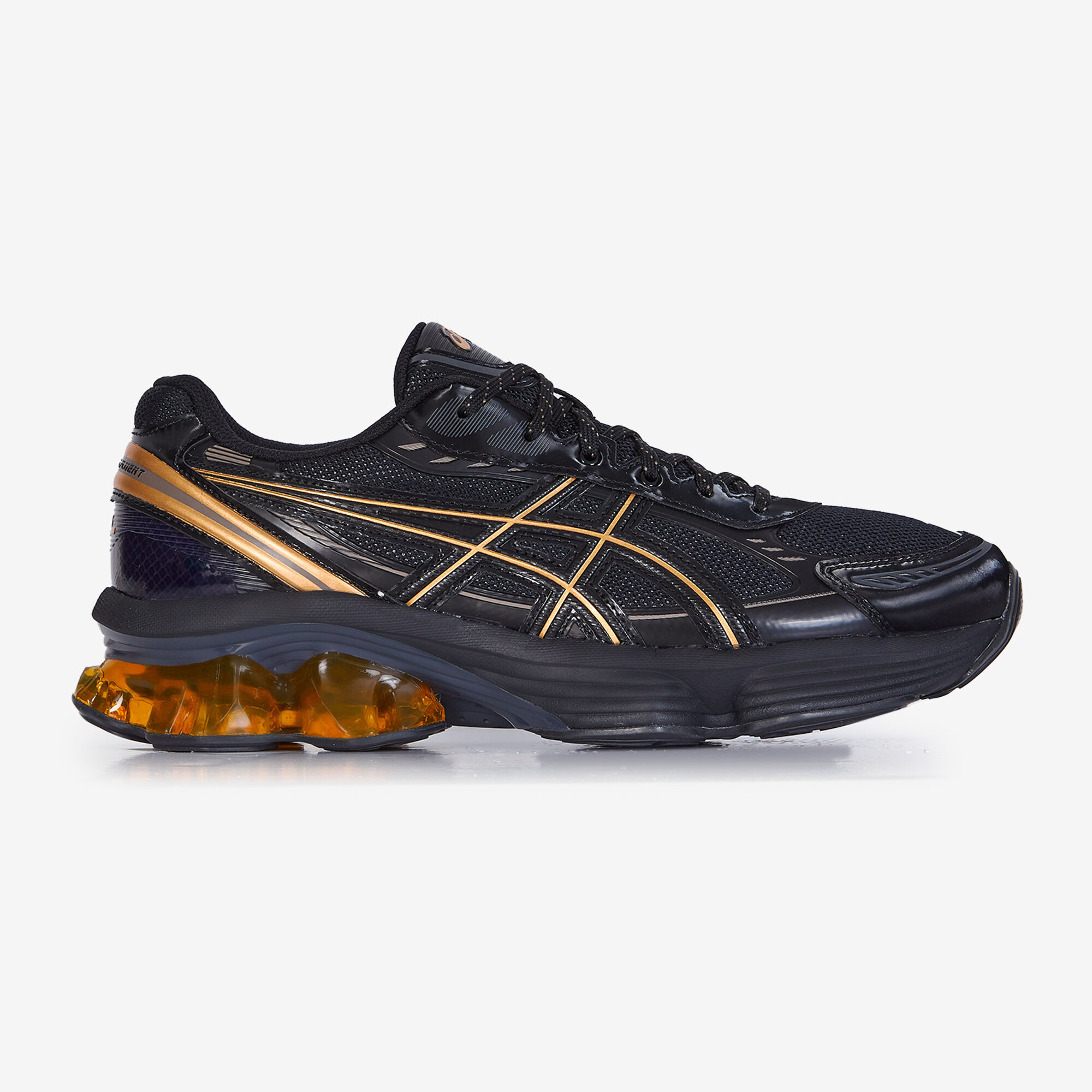 ASICS GEL KINETIC FLUENT BLACK GOLD SNEAKERS MEN Courir