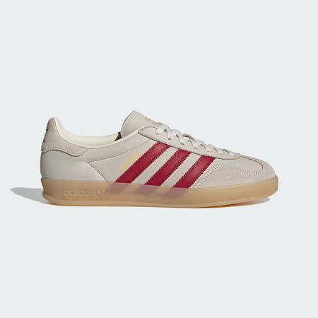 ADIDAS ORIGINALS gazelle CHAUSSURES GAZELLE INDOOR Cream White / Team Victory Red / Gum MIXTE