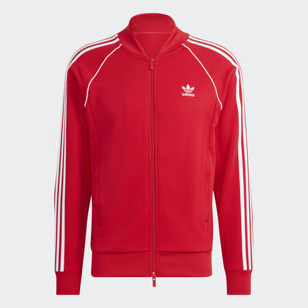 Veste de survêtement Adicolor Classics SST : Better Scarlet / White