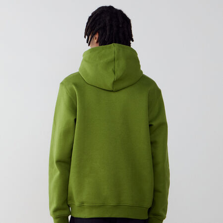 ADIDAS ORIGINALS HOODIE ESSENTIAL TREFOIL GREEN/WHITE MEN