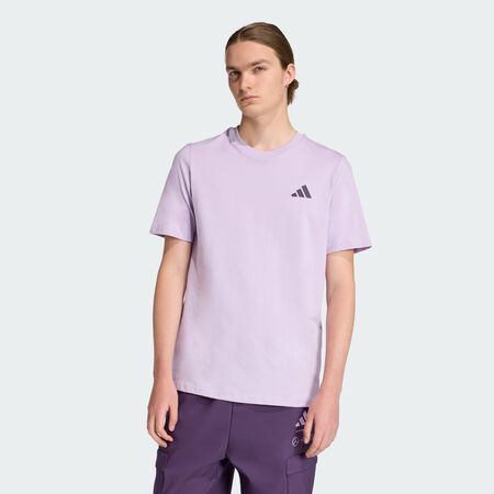 ADIDAS PERFORMANCE T-shirt graphique toile premium Mercedes - AMG Petronas Formula One Team Powder Plum HOMME