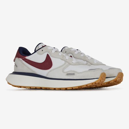 NIKE PHOENIX WAFFLE BEIGE/BORDEAUX FEMME