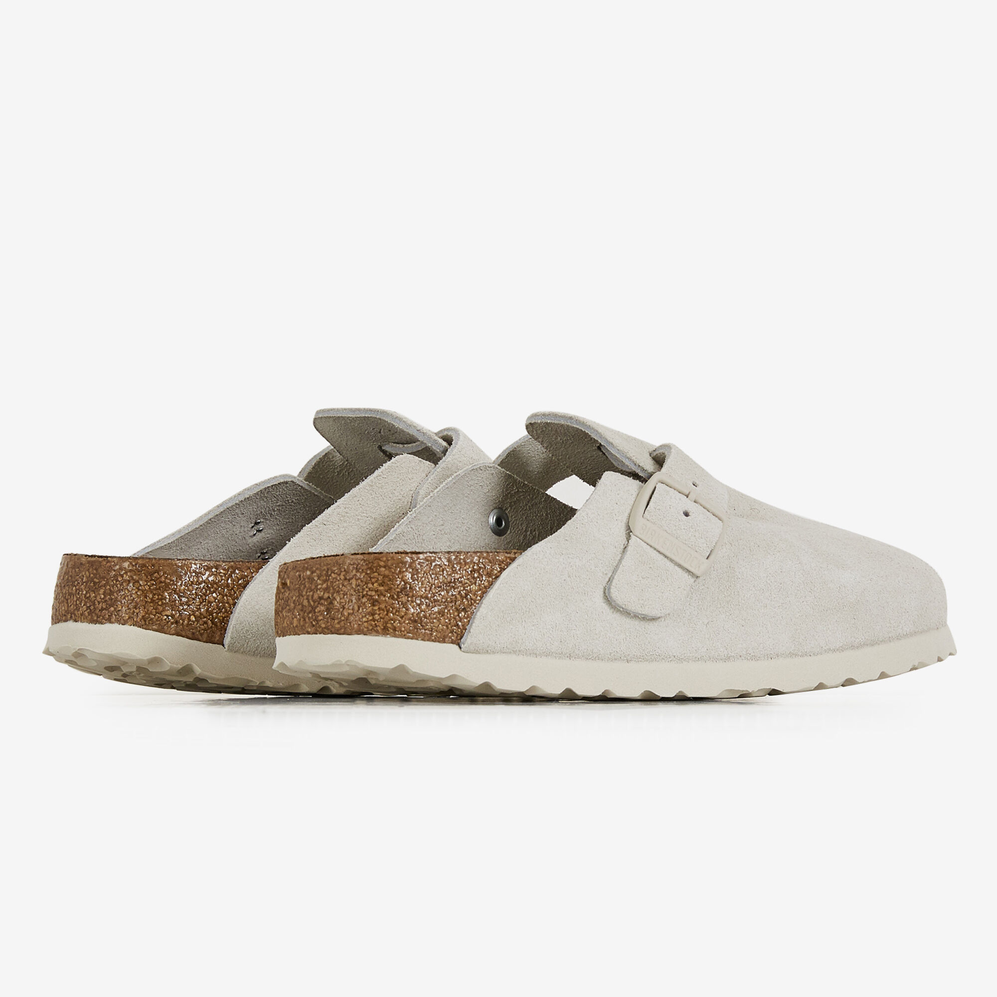 BIRKENSTOCK BOSTON ANTIQUE WHITE WHITE - SNEAKERS WOMEN