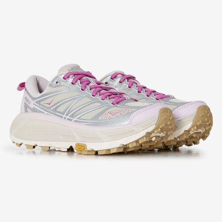 HOKA MAFATE SPEED 2 ARGENT/ROSE FEMME