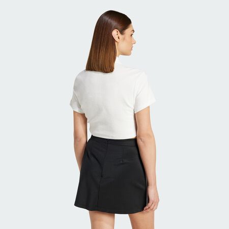 ADIDAS ORIGINALS Towel Button-Up Tee Cloud White WOMEN