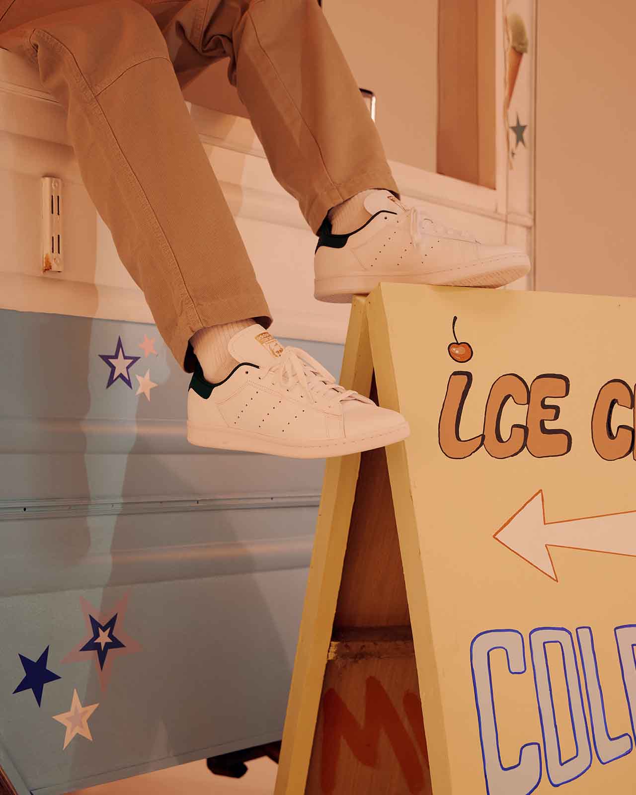 stan smith fleur courir